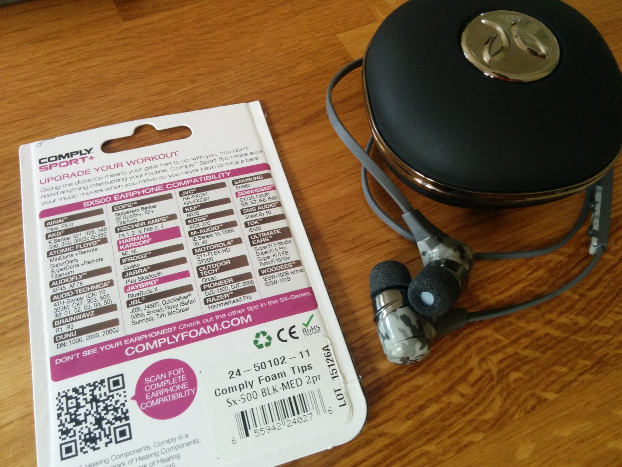 JayBird BlueBuds X Sport Wireless Bluetooth Earbuds - Black (Model BlueBudsXBL)